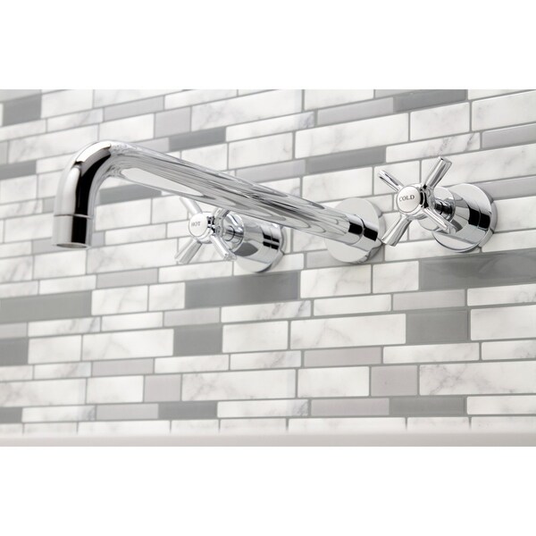 KS8041ZX Wall Mount Tub Faucet, Polished Chrome